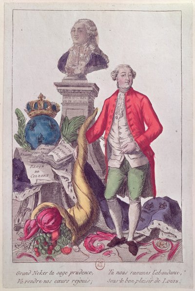 The Call of Jacques Necker (1732-1804) 16th July 1789 by French School
