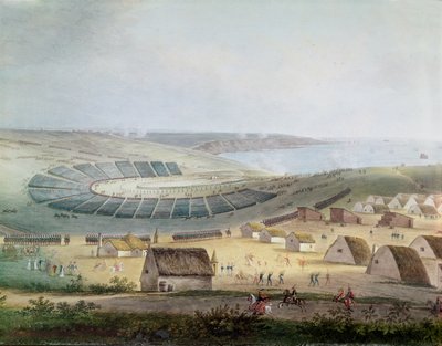 The Camp at Boulogne in July 1804 by French School