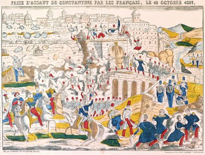 The Capture of Constantine by the French on 13th October 1837 by French School