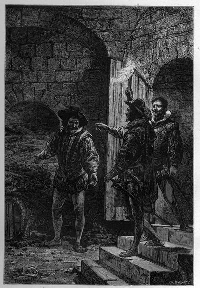 The Capture of Guy Fawkes by French School