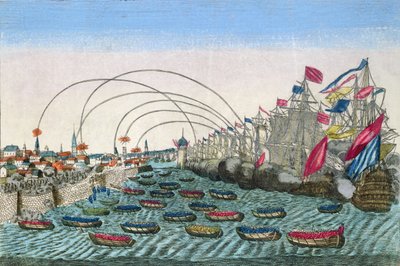 The Capture of Havana by the English in 1762 by French School
