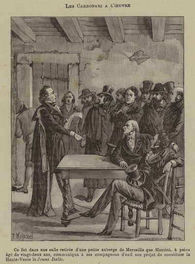 The Carbonari at Work by French School