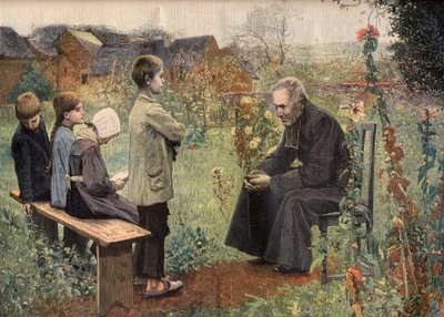 The Catechism Lesson in Le Petit Journal, June 1898 by French School