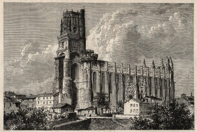 The Cathedral Basilica of Saint Cecilia - cathedral of Albi by French School