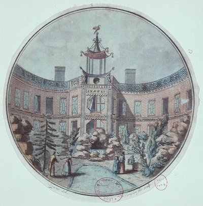 The Chinese Baths in Paris, established by Lenoir by French School