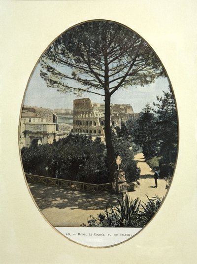 The Colosseum Seen from the Palatine Hill in Rome by French School