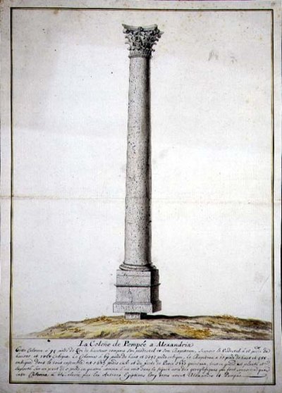 The Column of Pompeii at Alexandria by French School