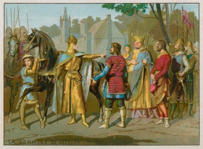 The Commune of Vezelay by French School