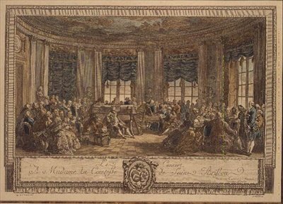 The Concert Given by the Countess of Saint Brisson by French School