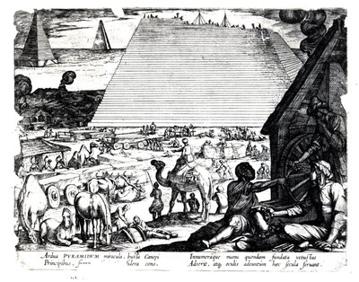 The Construction of the Pyramids by French School