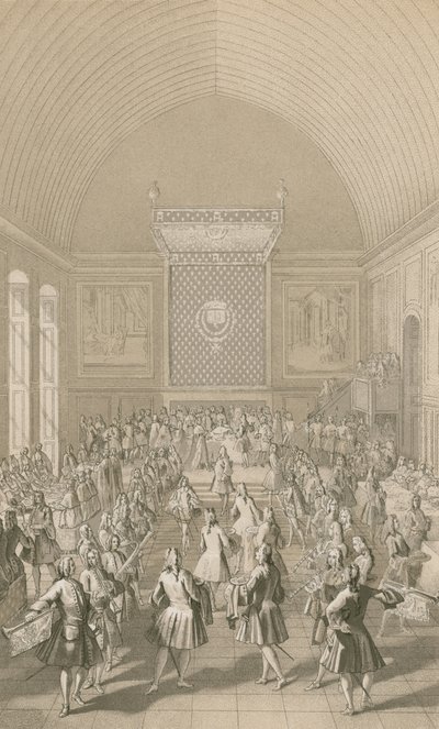 The Coronation Banquet by French School