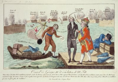 The Council of George III and the Desolation of William Pitt the Younger by French School