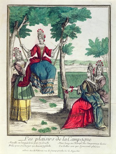 The Countrys Pleasures, 2nd half of 17th century by French School