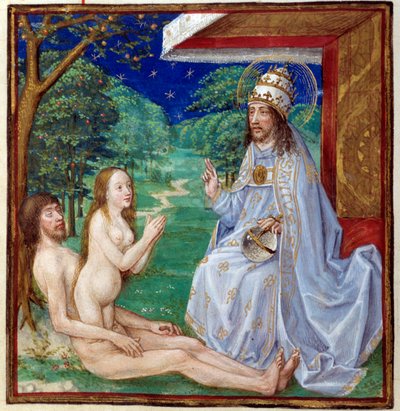 The Creation of Eve from the Adam Coast in the Garden of Eden by French School