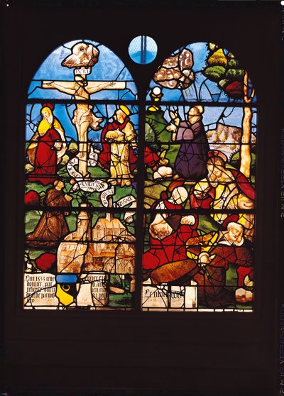 The Crucifixion and the Mount of Olives by French School