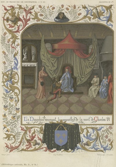 The Dauphin Receiving News of the Death of Charles VI by French School
