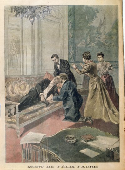 The Death of Felix Faure from Le Petit Journal by French School