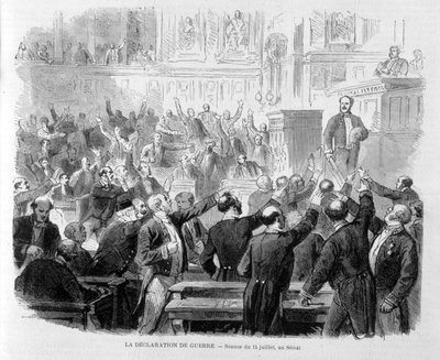 The Declaration of War of 1870: Sitting of July 15 in the Senate - in 