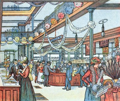 The Department Store, illustration from Cours Schweiter by French School