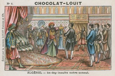 The Dey of Algiers insulting the French consul, Algeria by French School