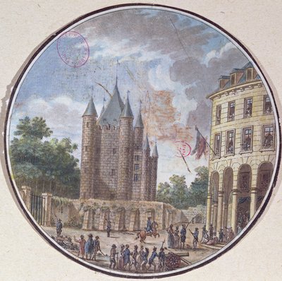 The Donjon of the Temple, Paris by French School