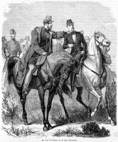 The Duke of Orléans and the Duke of Aumale in Algeria - in 
