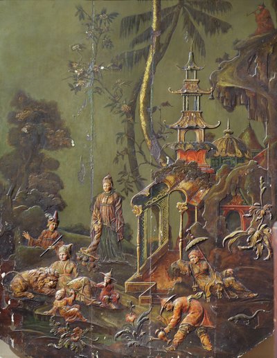 The Earth (Detail of the Grand Cabinet Chinois from the Hotel Richelieu, Place des Vosges, c.1728-31) by French School