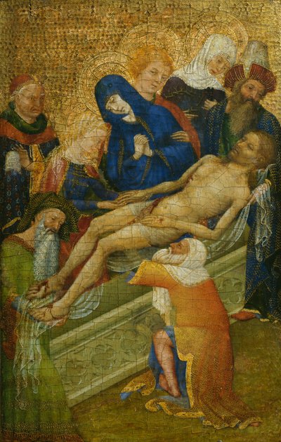 The Entombment of Christ, c.1410-15 by French School
