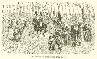 The Entry of Alexander into Paris by French School