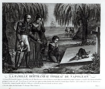 The Family of General Henri-Gratien Bertrand at the Tomb of Napoleon Bonaparte 1821 by French School