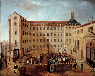 The Ferration of Forcats to Bicetre by French School