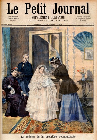 The First Communicant, illustration from 