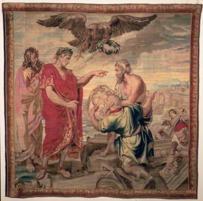 The Founding of Constantinople, from The History of Emperor Constantine series, Raphael de la Planche Factory, Paris, 1633-68 by French School