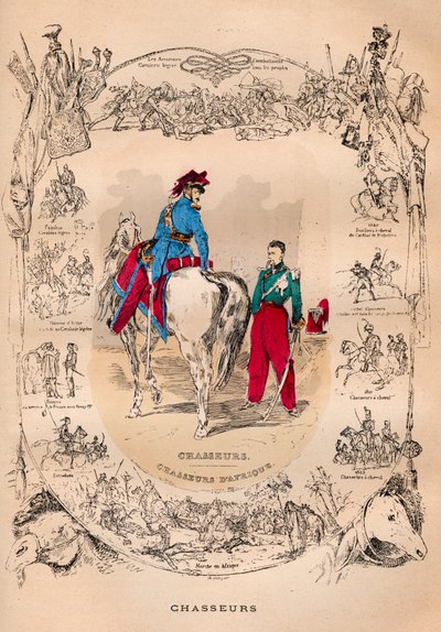 The French Army under the Reign of Louis Philippe from 1830 to 1848 - Chasseurs and Chasseurs d