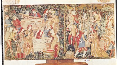 The Grape Harvest, from the Workshop on the Banks of the Loire by French School