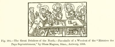 The Great Drinkers of the North by French School