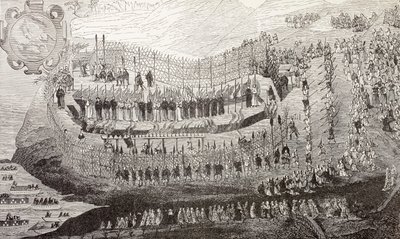 The Great Martyrdom of Nagasaki, 1622, from 