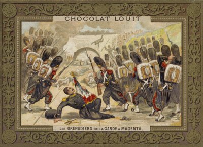 The Grenadiers of the Guard at the Battle of Magenta, 1859 by French School