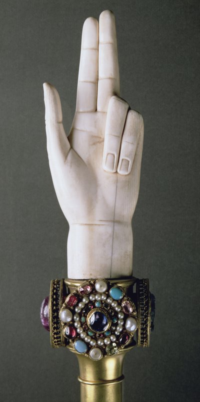The Hand of Justice, from the Treasure of St. Denis by French School