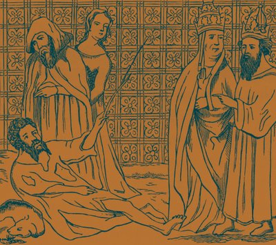 The Hermit Forces Robert le Diable to Declare His Identity by French School
