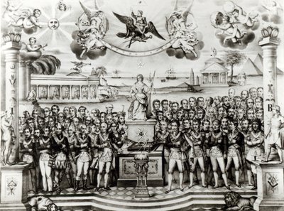 The Historical Birthplace of the Freemasonry Mysteries by French School
