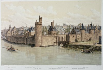 The Hotel and the Tower of Nesles in 1380 - in 