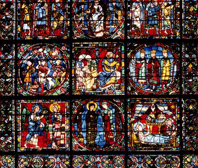 The Incarnation Window (detail) by French School