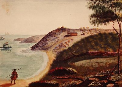 The Island of Dakar with a View of a Missionary
