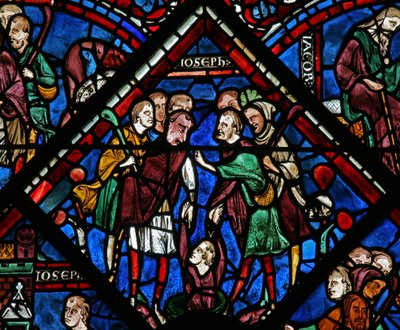The Joseph Window: He is Cast into a Pit by His Brothers by French School