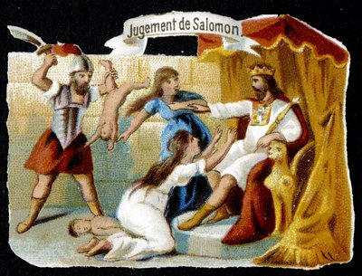 The Judgment of Solomon by French School