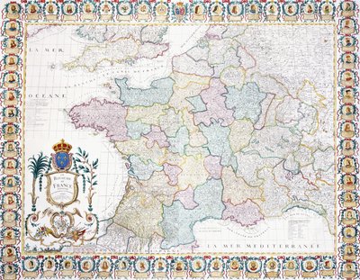 The Kingdom of France Divided into Local Governments by French School