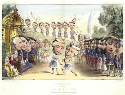 The Land of Big Heads by French School