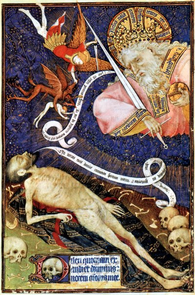 The Last Judgement (Illustration from Les Grandes Heures de Rohan) by French School