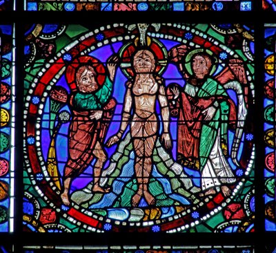 The Life of Christ: Jordan Baptism by French School